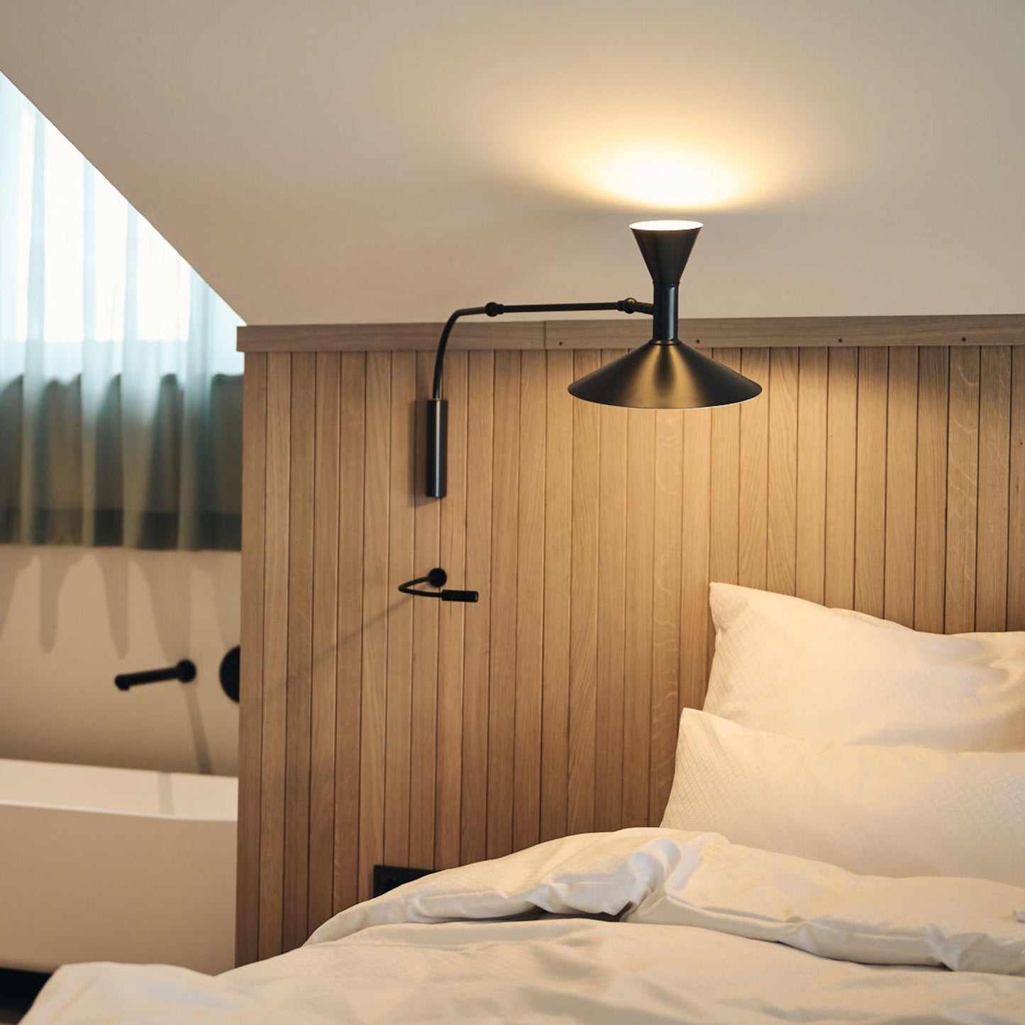 Marseille Wall Light | Adjustable Arm | Grey, Black, White