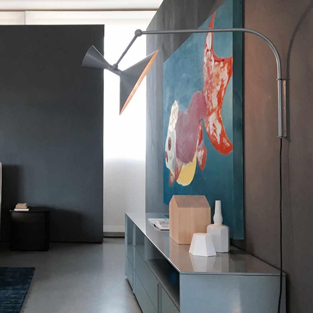 Marseille Wall Light | Adjustable Arm | Grey, Black, White