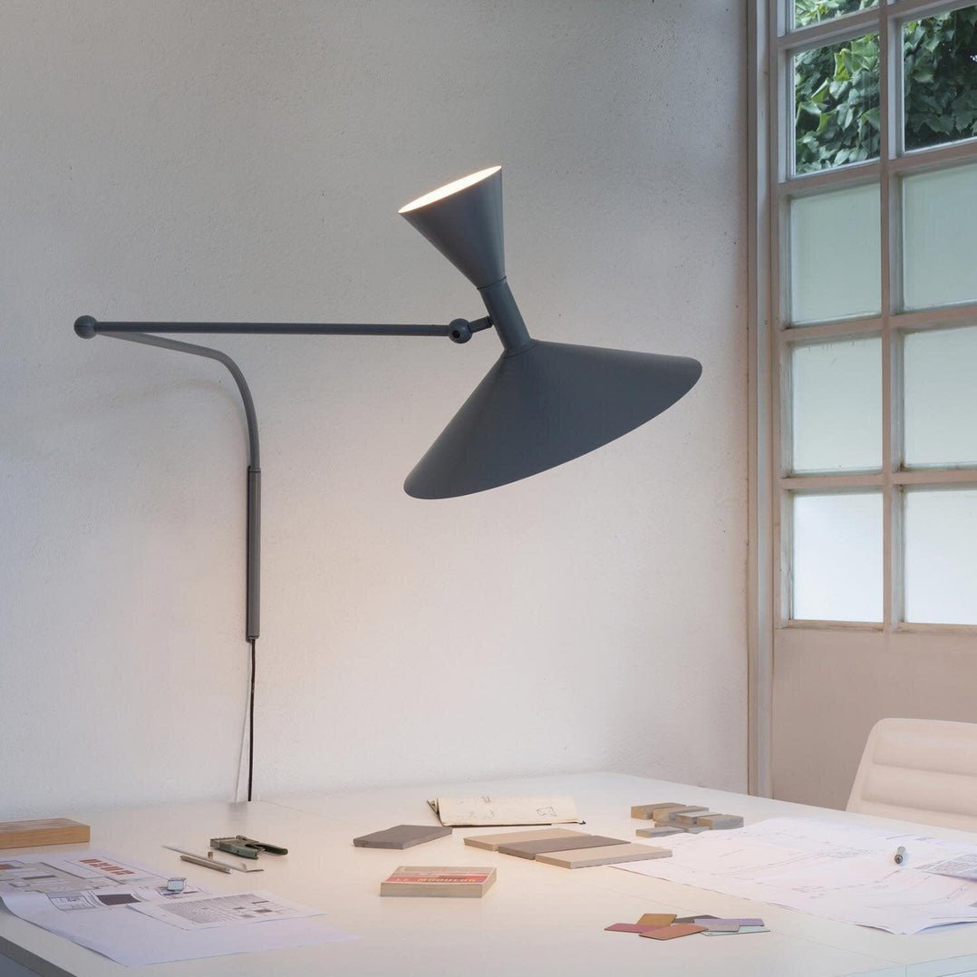 Marseille Wall Light | Adjustable Arm | Grey, Black, White
