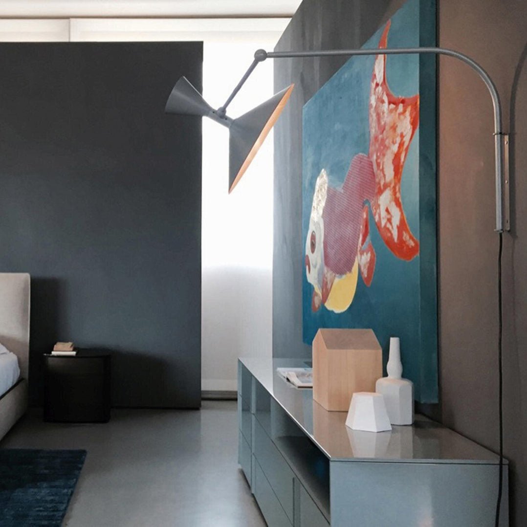 Marseille Wall Light | Adjustable Arm | Grey, Black, White