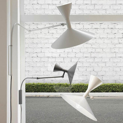 Marseille Wall Light | Adjustable Arm | Grey, Black, White