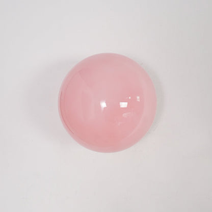 Marshmallow Wall Sconce | Metal & Pink Glass | 20cm Diameter