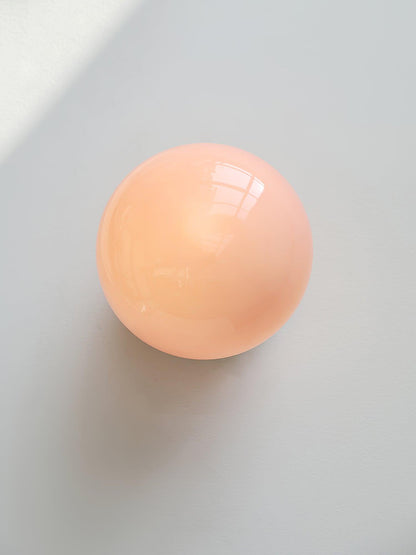 Marshmallow Wall Sconce | Metal & Pink Glass | 20cm Diameter