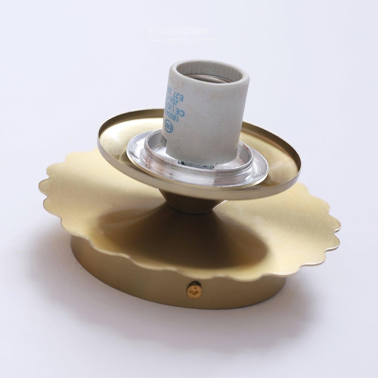 Marshmallow Wall Sconce | Metal & Pink Glass | 20cm Diameter