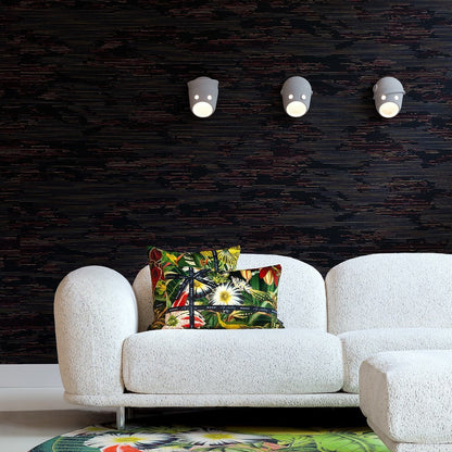 Mask Wall Light | Resin, Aluminum, Iron | Grey