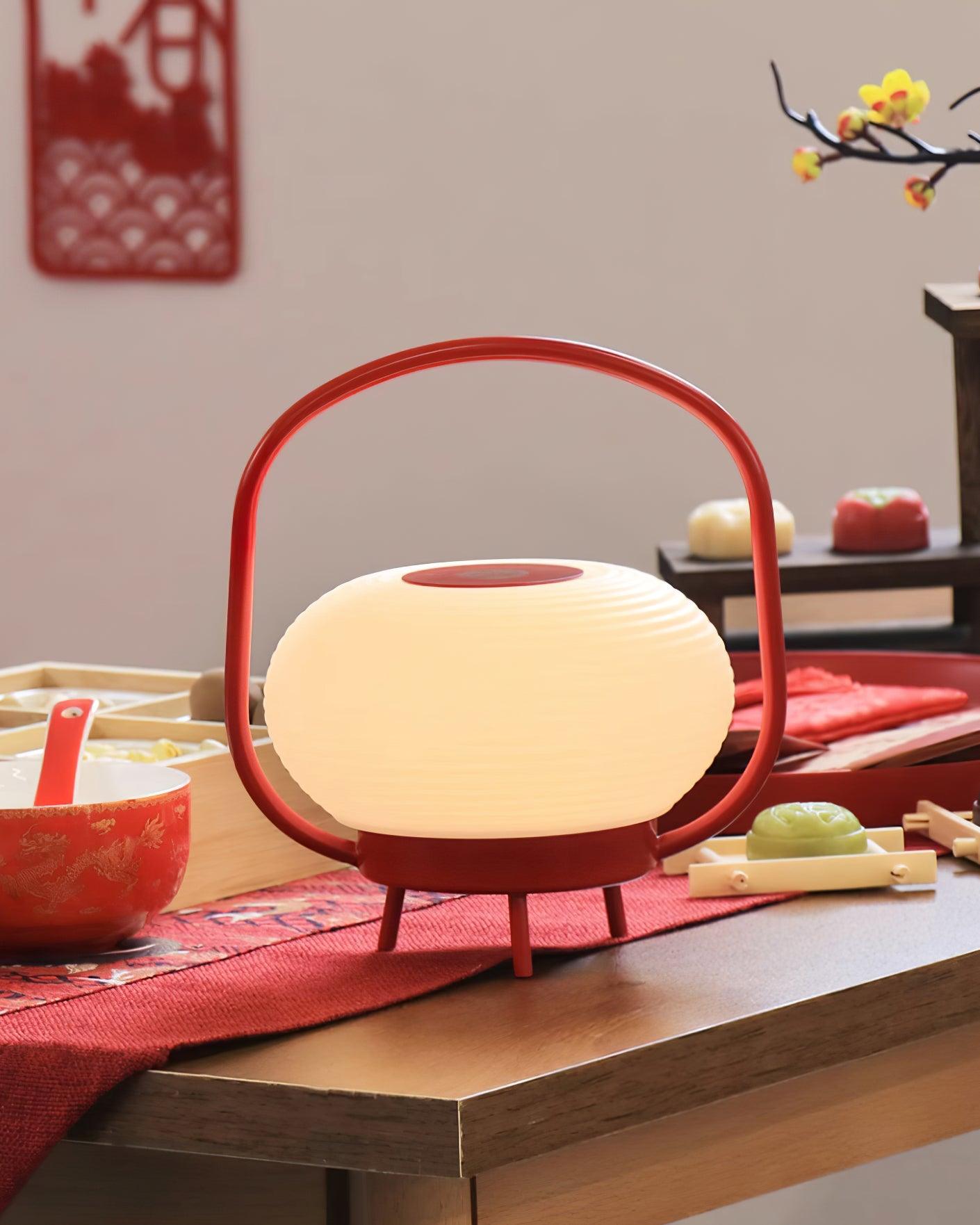 Masker Portable Table Light | Metal & PE | Black, Red
