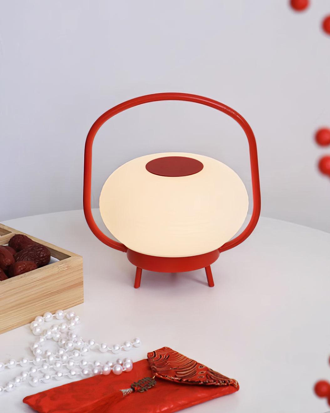 Masker Portable Table Light | Metal & PE | Black, Red