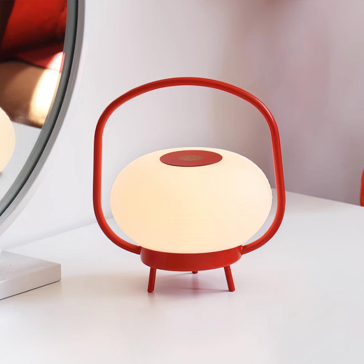 Masker Portable Table Light | Metal & PE | Black, Red