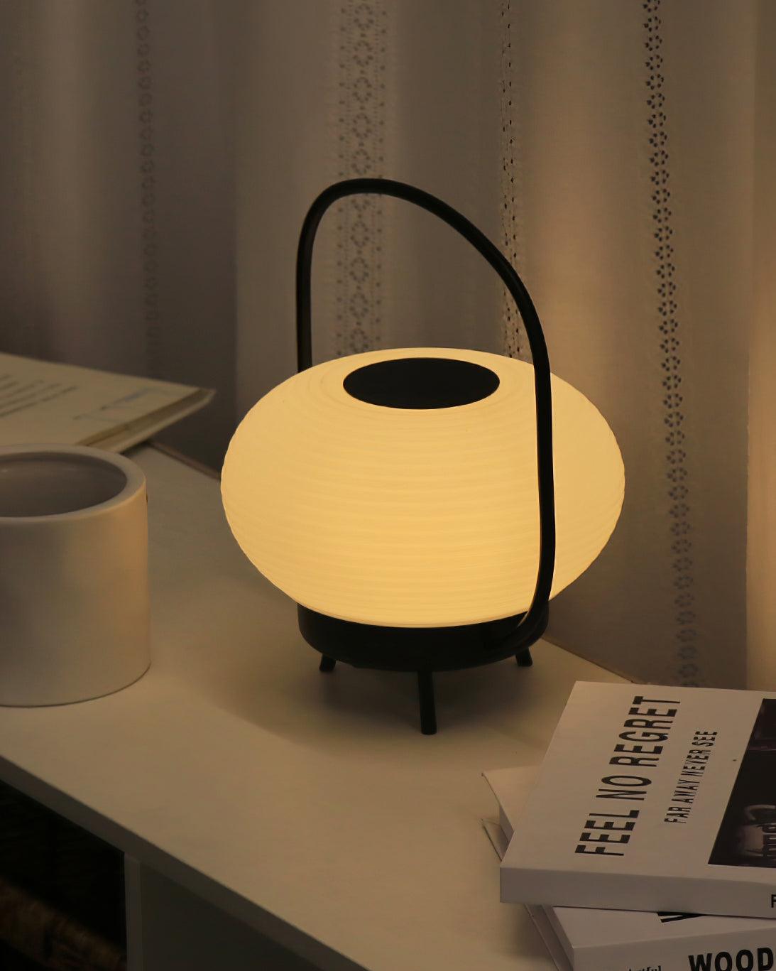 Masker Portable Table Light | Metal & PE | Black, Red