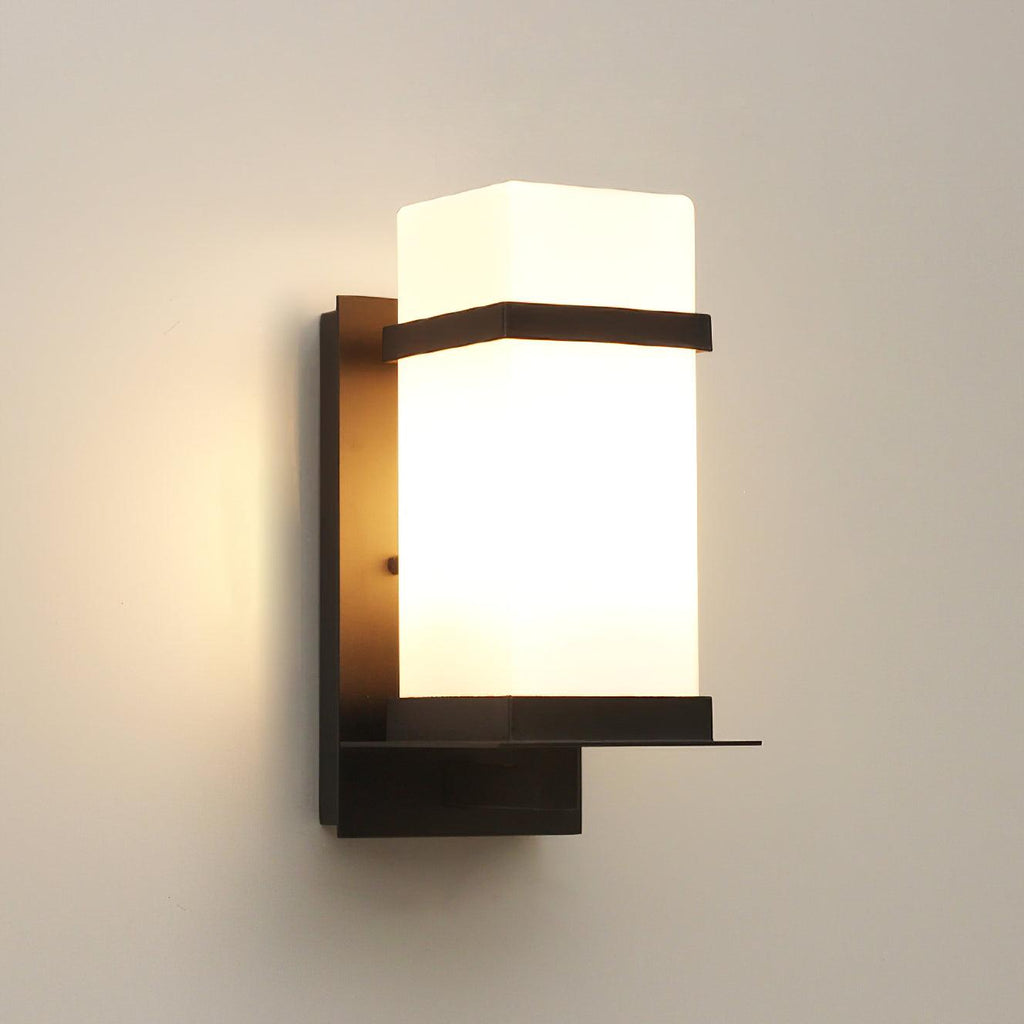 Mcdade Wall Light | Metal & Glass | Black & White