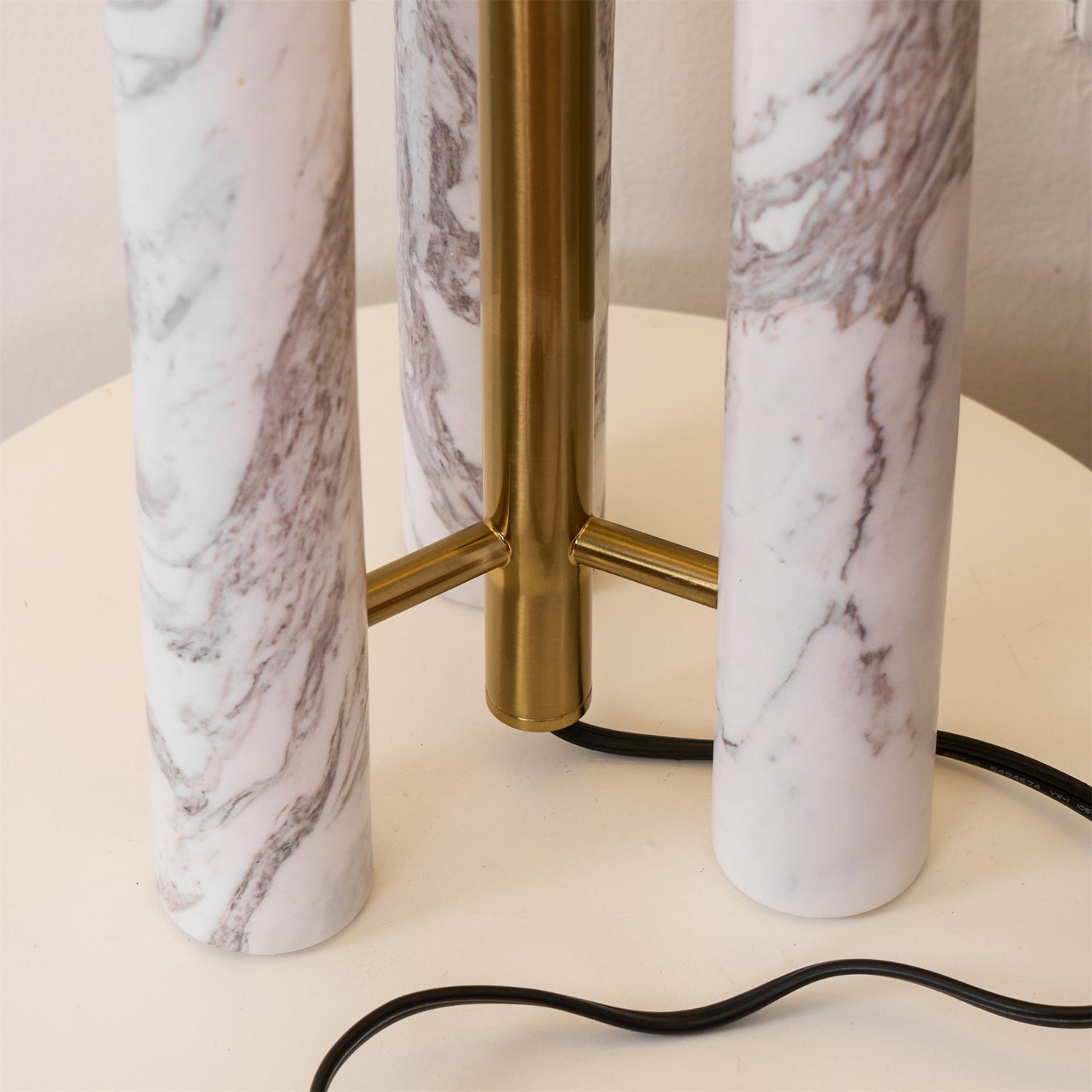 Lloyd Table Lamp | Marble & Metal | White
