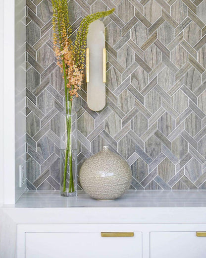 Alabaster Wall Lamp Set | Hand-Crafted Brass Accents | 2 Lights