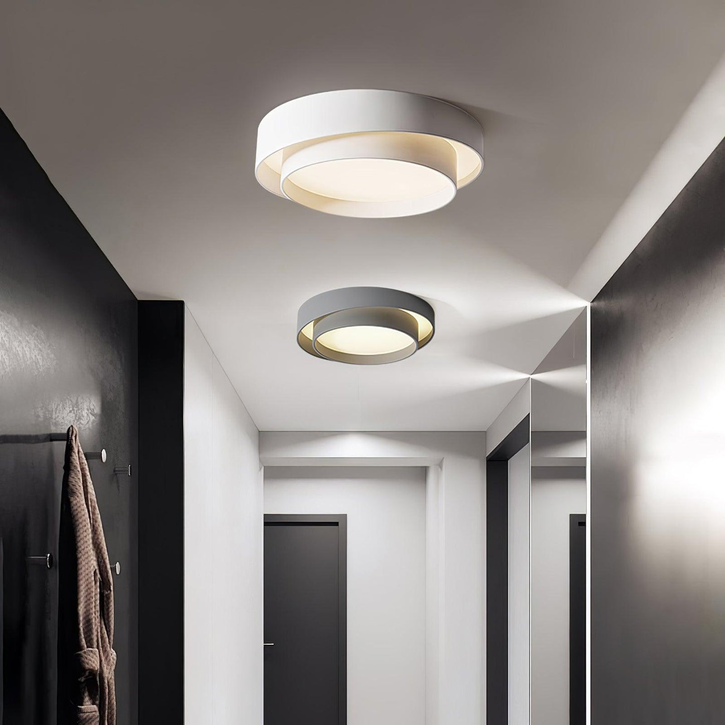 Melody Ceiling Lamp | Integrated LED | White, Grey, Black