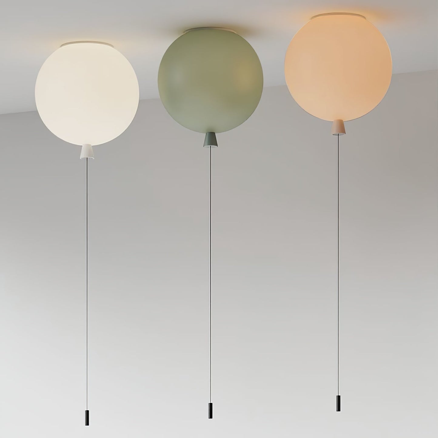 Balloon Dream Pendant Light | Metal & Plastic | 3 Sizes, Multiple Colors