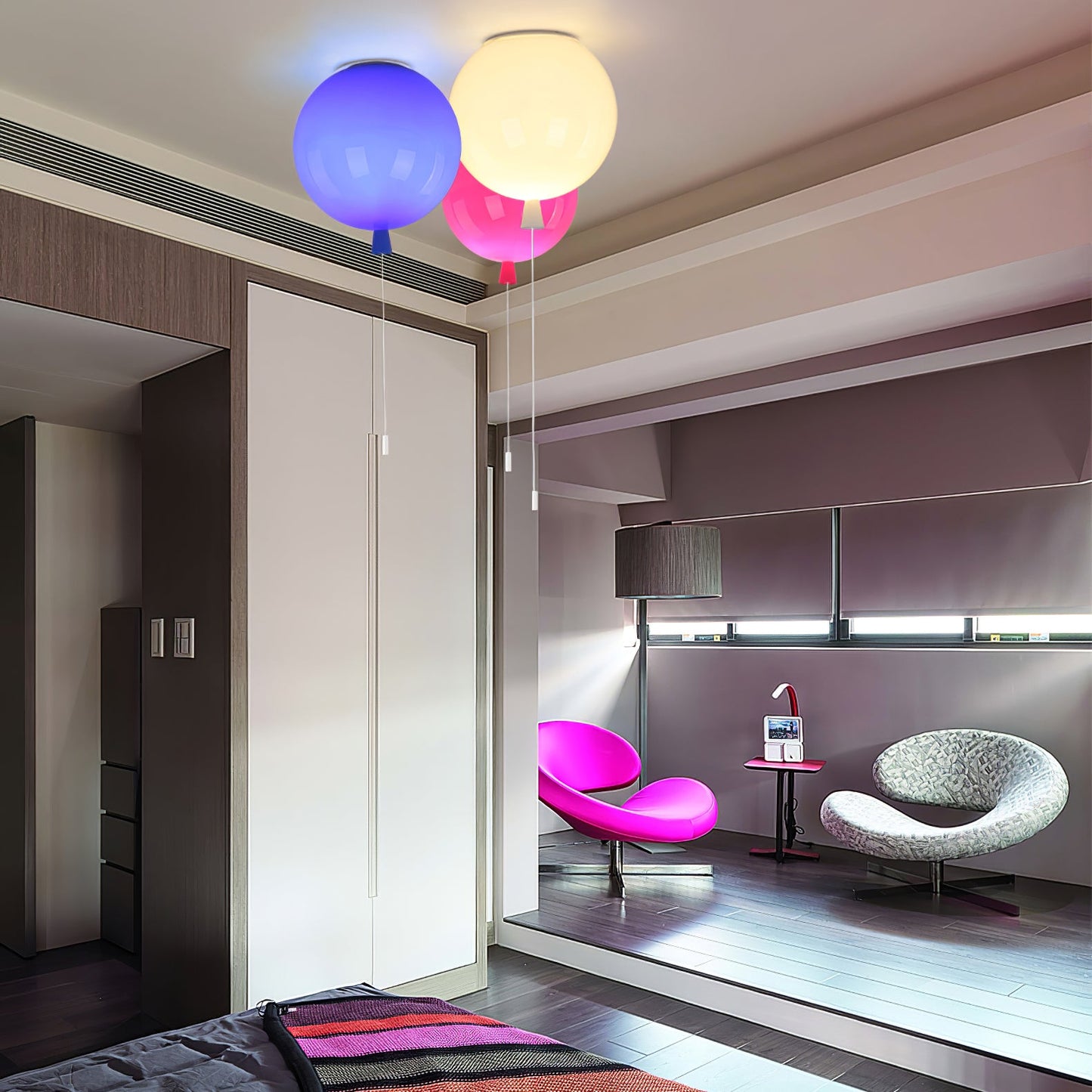 Balloon Dream Pendant Light | Metal & Plastic | 3 Sizes, Multiple Colors