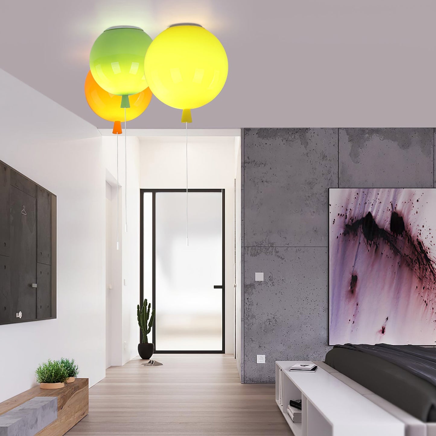 Balloon Dream Pendant Light | Metal & Plastic | 3 Sizes, Multiple Colors