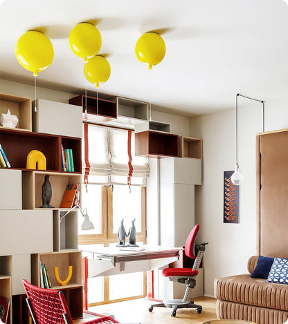 Balloon Dream Pendant Light | Metal & Plastic | 3 Sizes, Multiple Colors