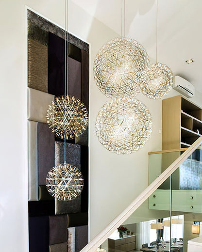 Menzel Firework Chandelier | Stainless Steel | Chrome Finish