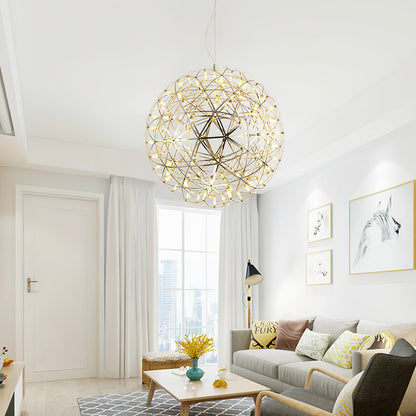Menzel Firework Chandelier | Stainless Steel | Chrome Finish