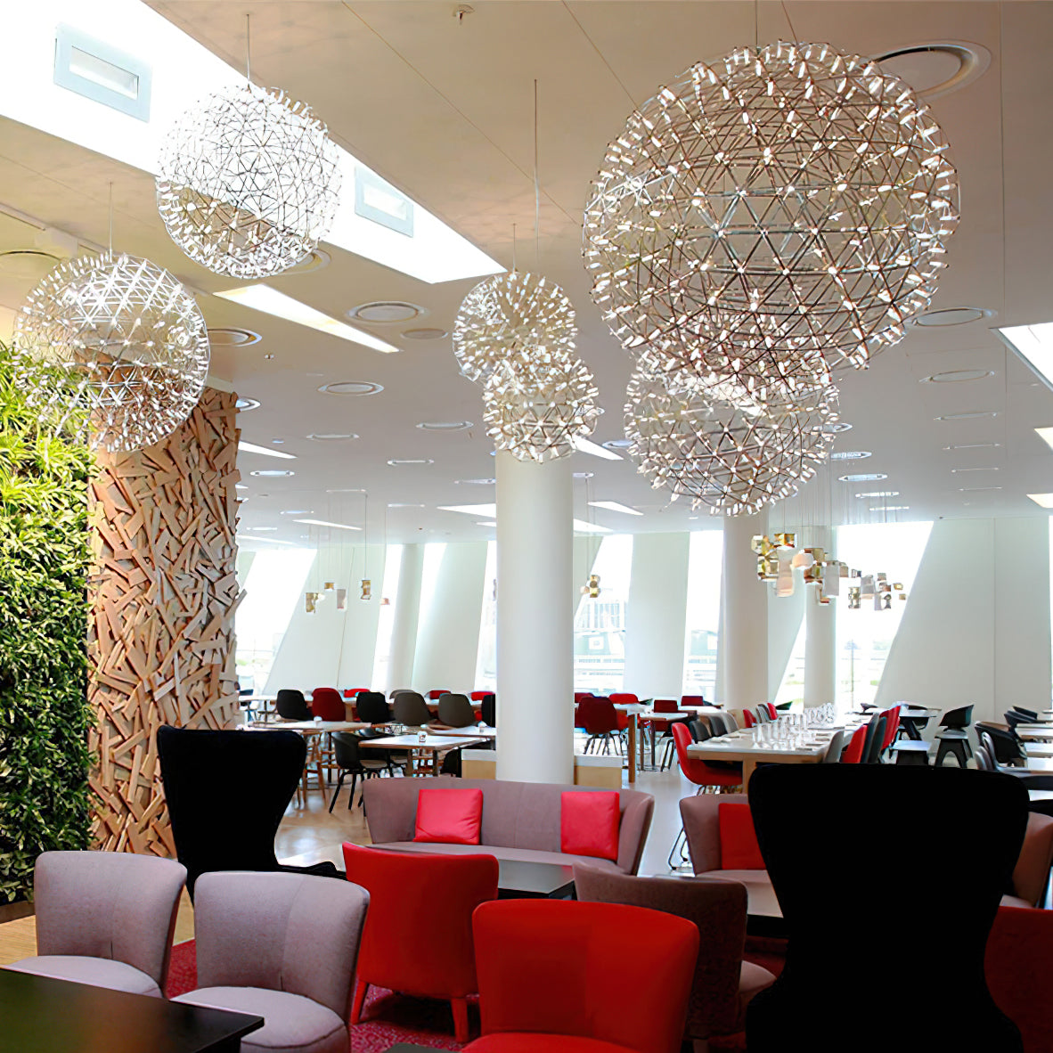 Menzel Firework Chandelier | Stainless Steel | Chrome Finish