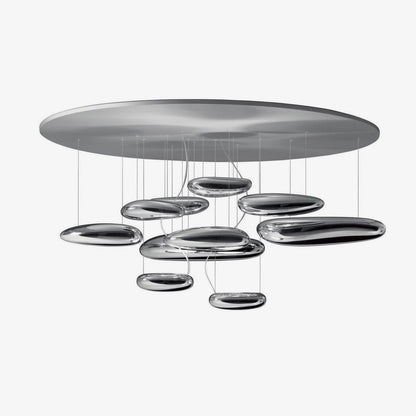 Mercury Ceiling Lamp | Aluminum | Bright Chrome
