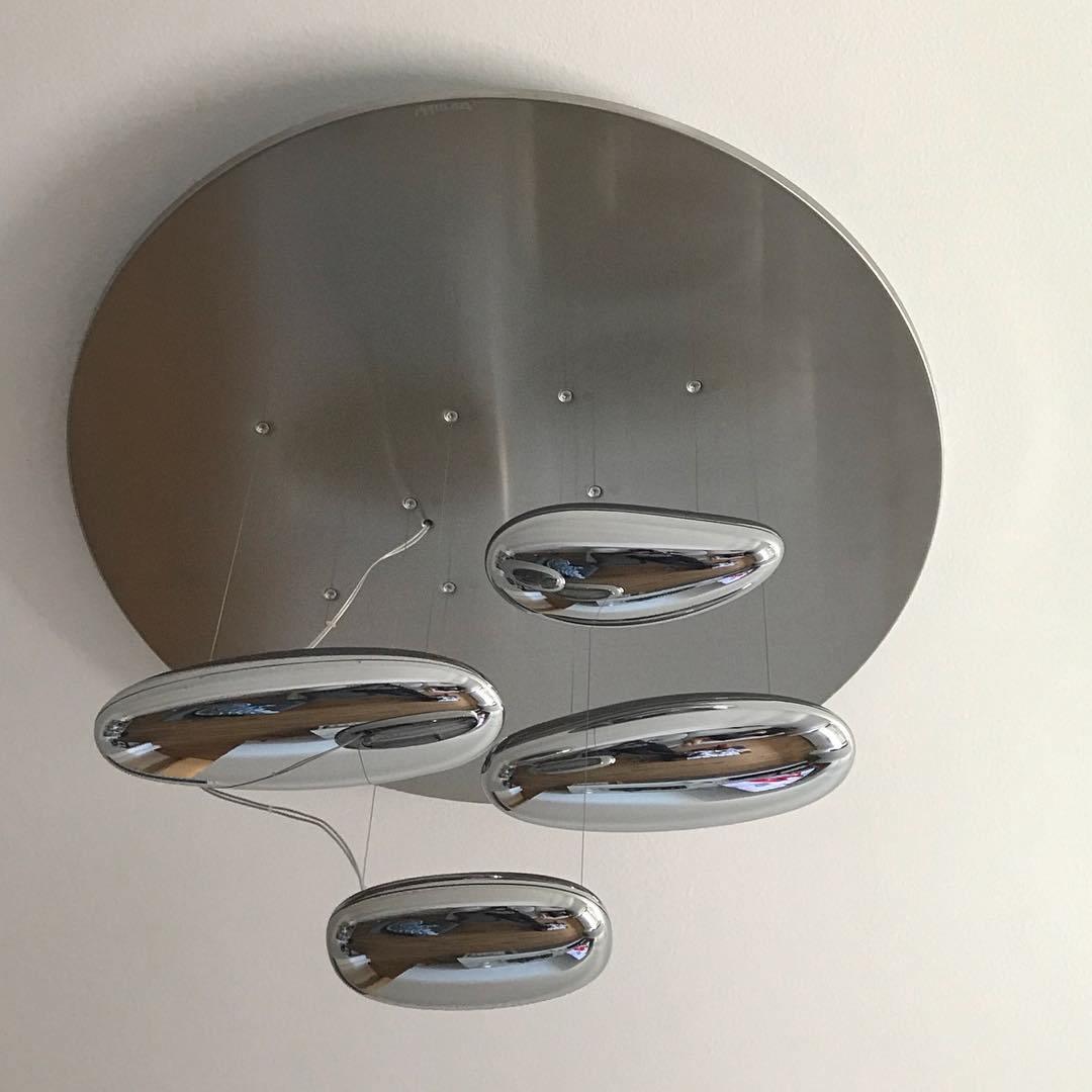 Mercury Ceiling Lamp | Aluminum | Bright Chrome