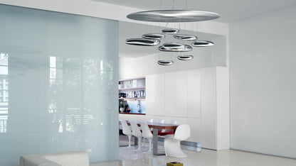 Mercury Ceiling Lamp | Aluminum | Bright Chrome