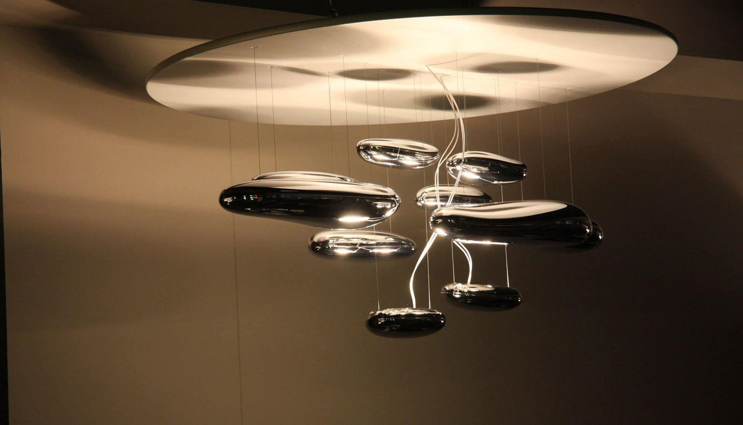 Mercury Ceiling Lamp | Aluminum | Bright Chrome
