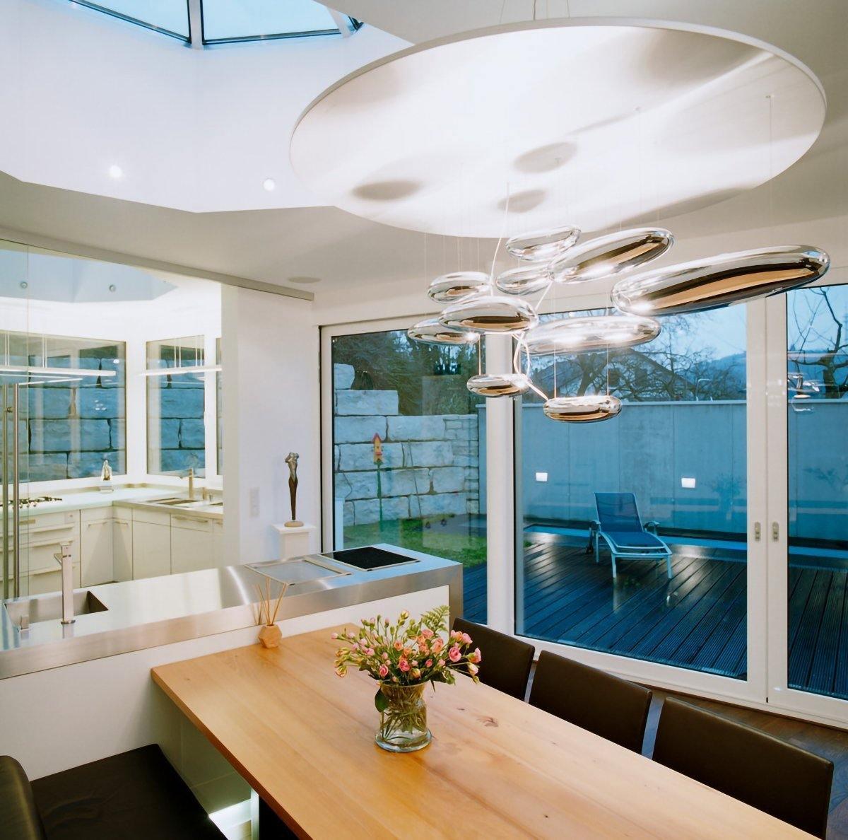 Mercury Ceiling Lamp | Aluminum | Bright Chrome
