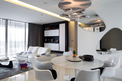 Mercury Ceiling Lamp | Aluminum | Bright Chrome