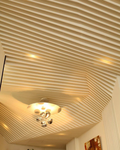 Mercury Ceiling Lamp | Aluminum | Bright Chrome