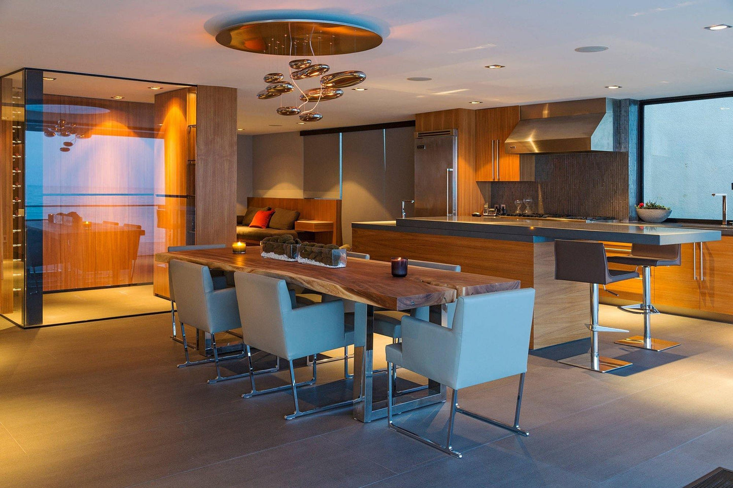 Mercury Ceiling Lamp | Aluminum | Bright Chrome
