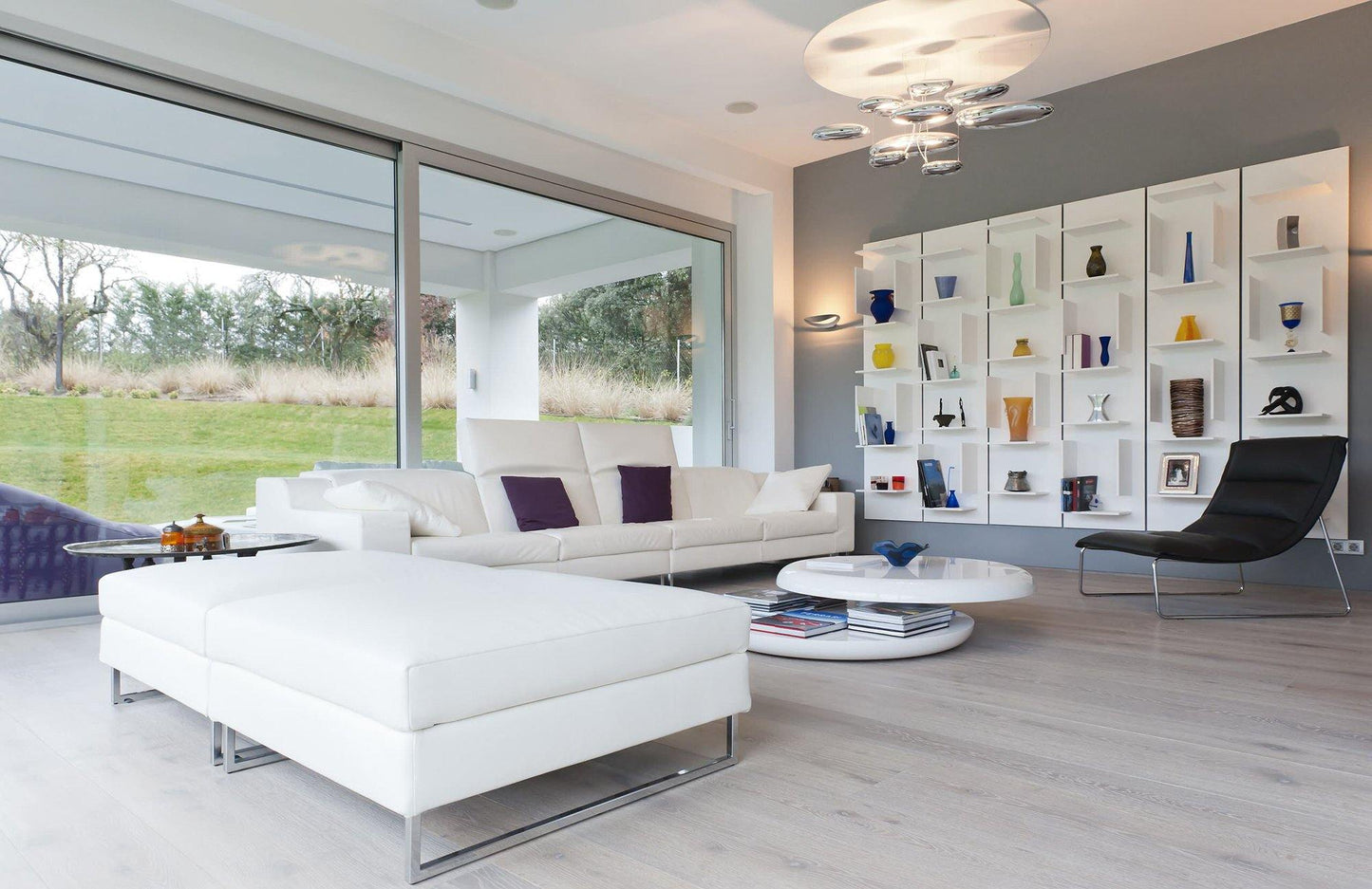 Mercury Ceiling Lamp | Aluminum | Bright Chrome