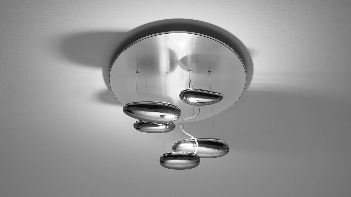 Mercury Ceiling Lamp | Aluminum | Bright Chrome