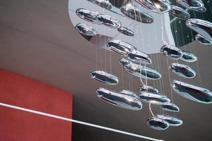 Mercury Ceiling Lamp | Aluminum | Bright Chrome