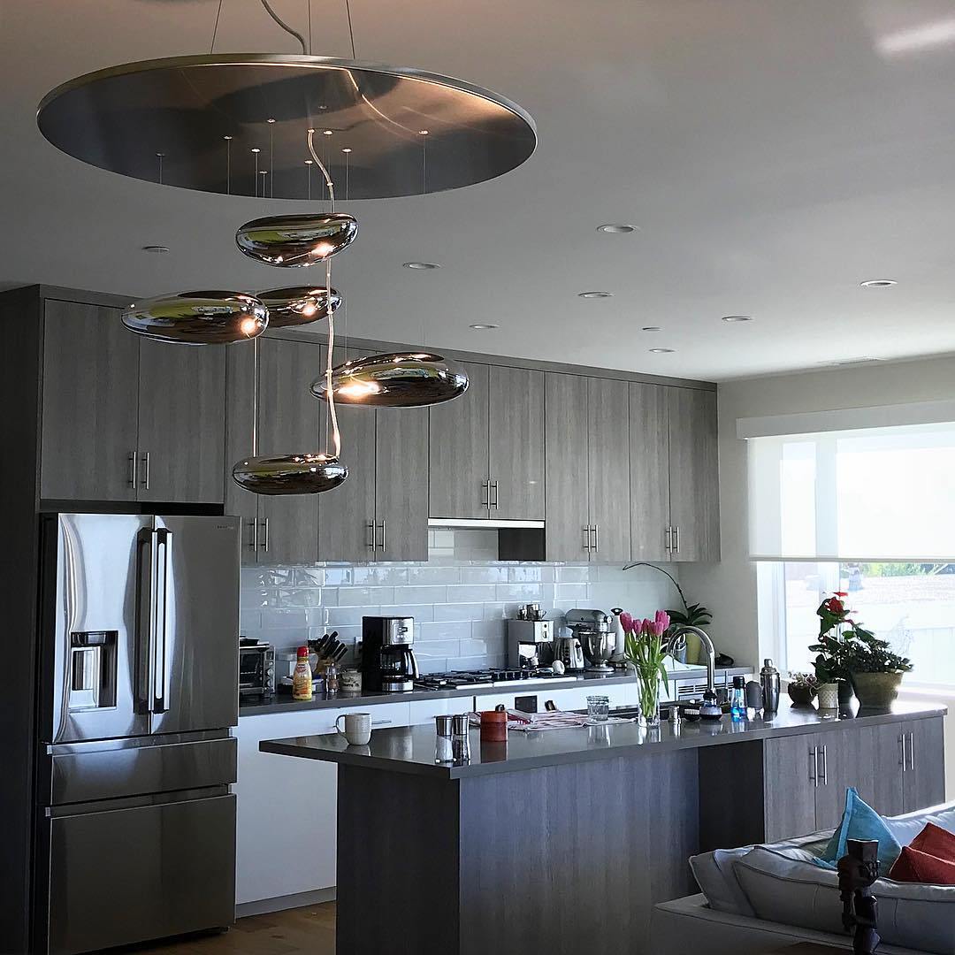 Mercury Ceiling Lamp | Aluminum | Bright Chrome