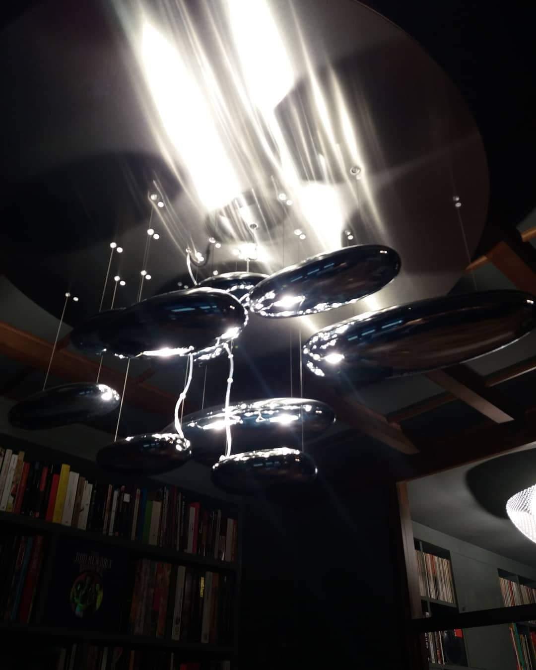 Mercury Ceiling Lamp | Aluminum | Bright Chrome
