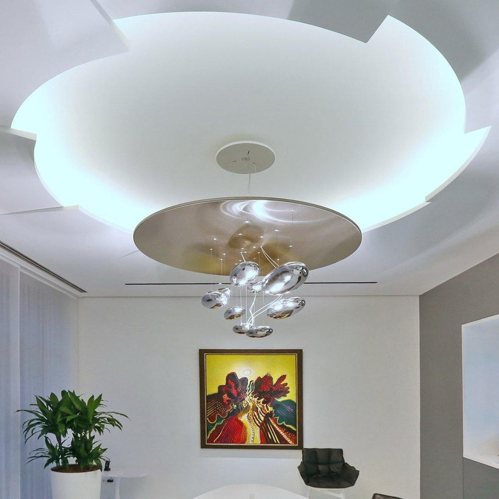 Mercury Ceiling Lamp | Aluminum | Bright Chrome