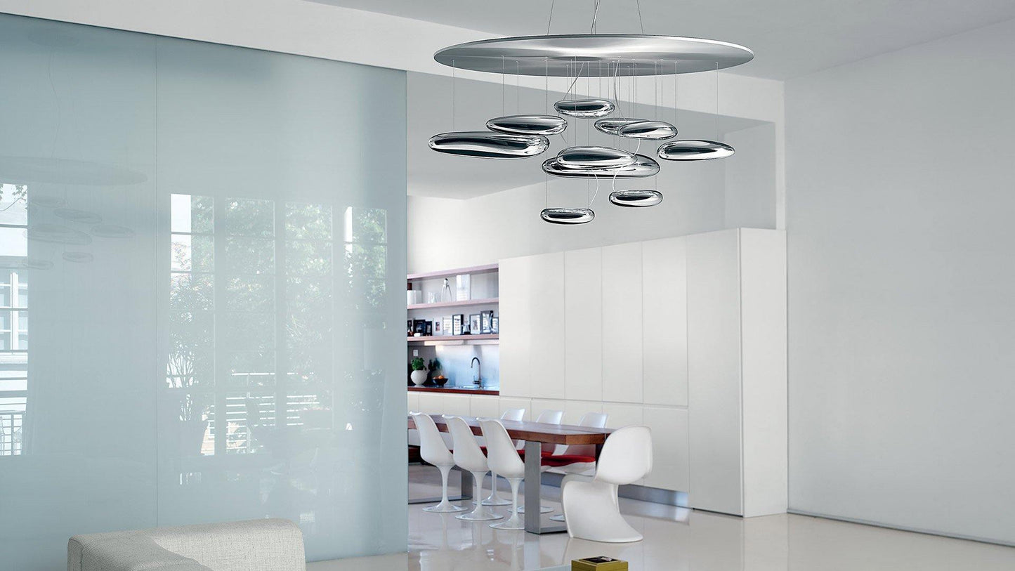Mercury Ceiling Lamp | Aluminum | Bright Chrome