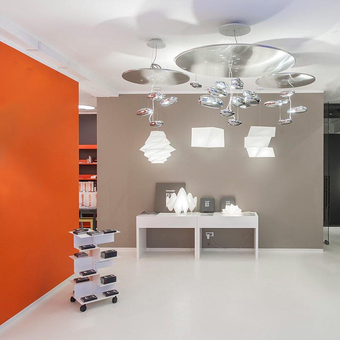 Mercury Ceiling Lamp | Aluminum | Bright Chrome