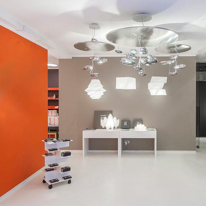Mercury Ceiling Lamp | Aluminum | Bright Chrome