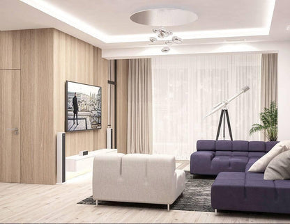 Mercury Ceiling Lamp | Aluminum | Bright Chrome