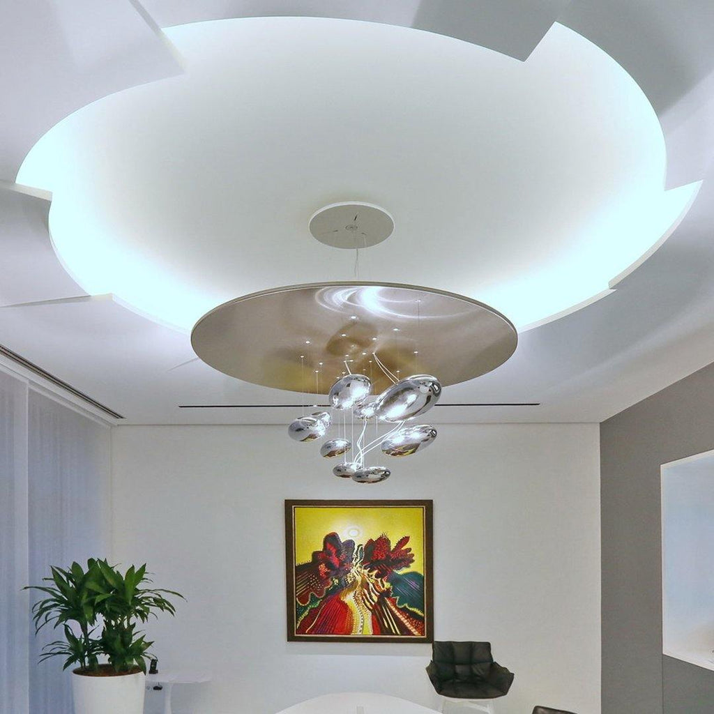 Mercury Ceiling Lamp | Aluminum | Bright Chrome
