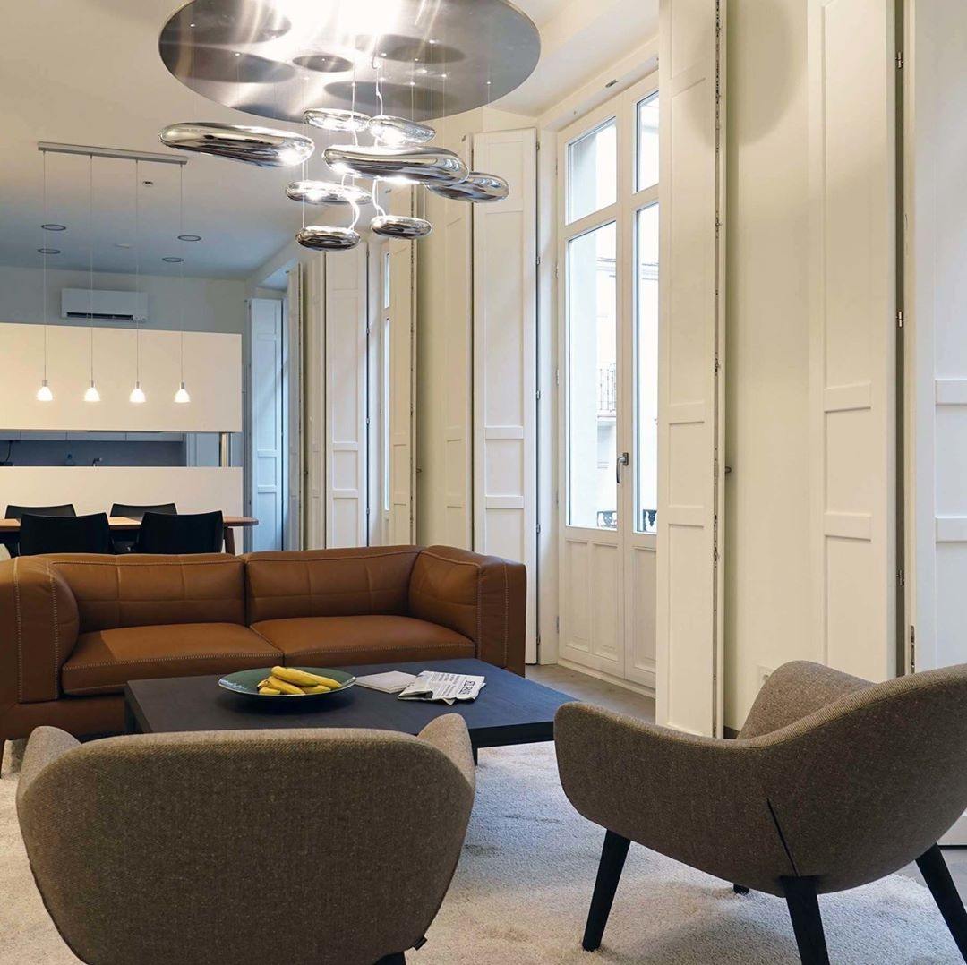 Mercury Ceiling Lamp | Aluminum | Bright Chrome