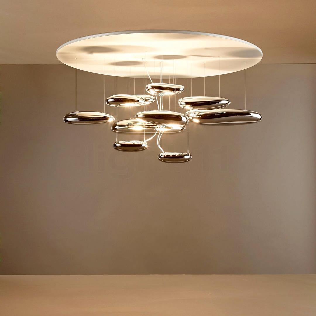 Mercury Ceiling Lamp | Aluminum | Bright Chrome