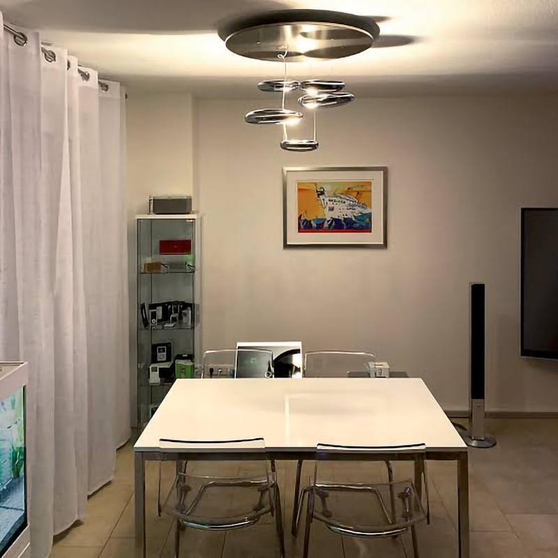 Mercury Ceiling Lamp | Aluminum | Bright Chrome