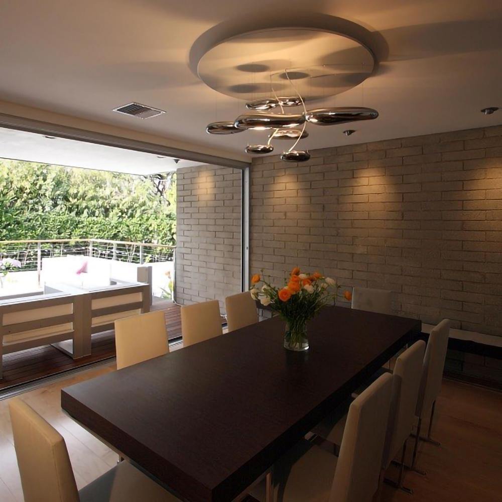 Mercury Ceiling Lamp | Aluminum | Bright Chrome