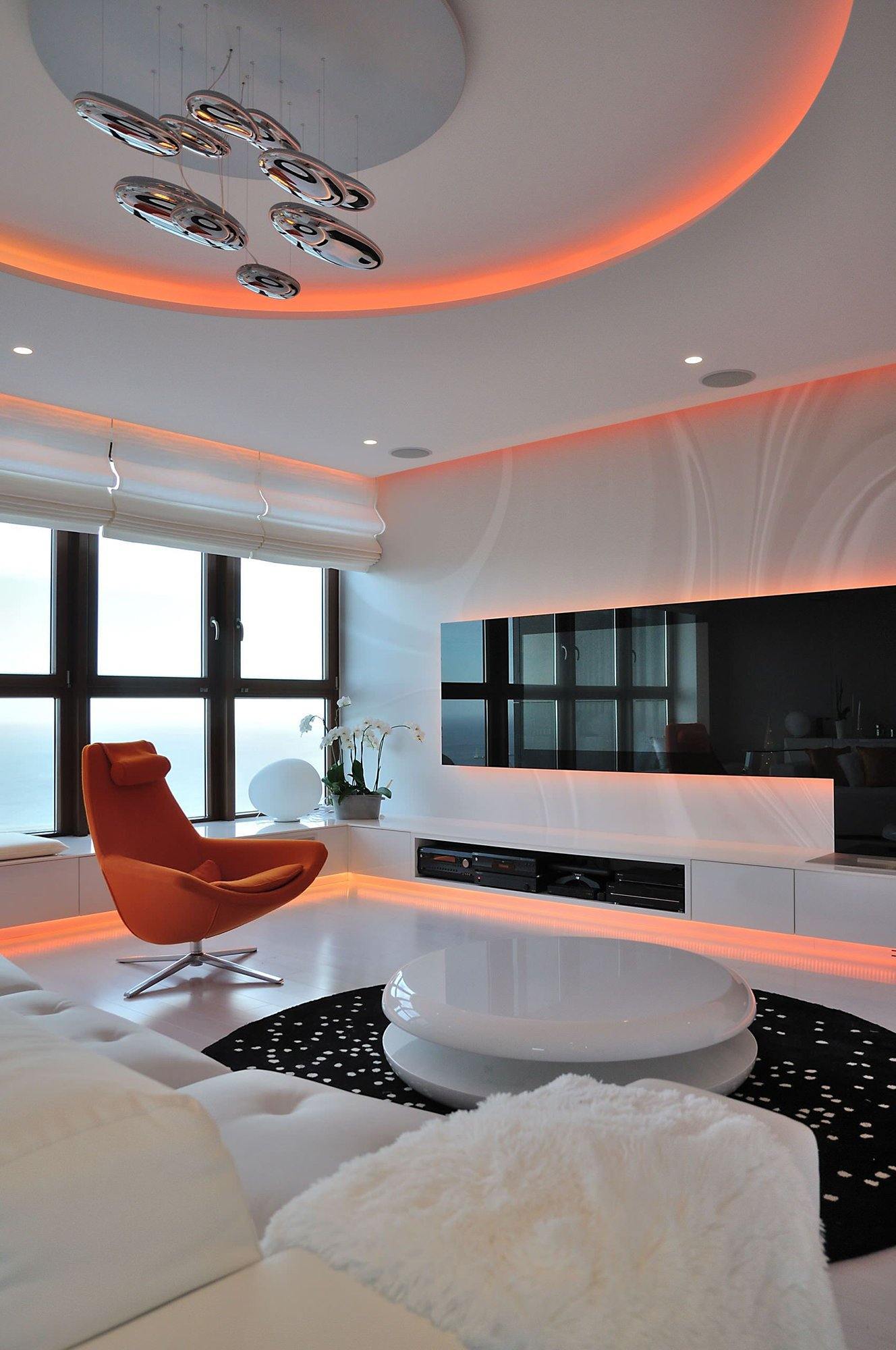 Mercury Ceiling Lamp | Aluminum | Bright Chrome
