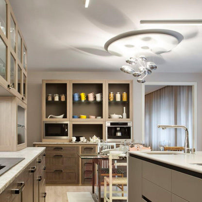 Mercury Ceiling Lamp | Aluminum | Bright Chrome
