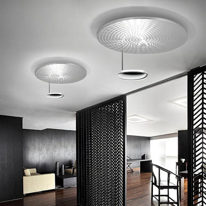 Mercury Ceiling Lamp | Chrome & Gold Finish | 60cm Diameter